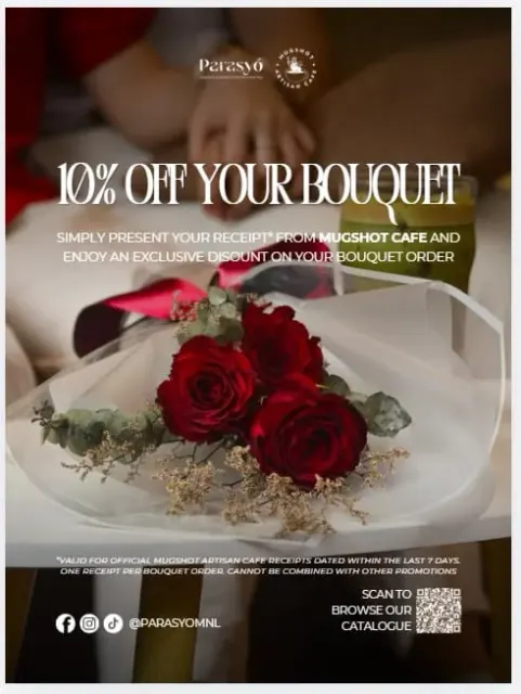 10% off your bouquet